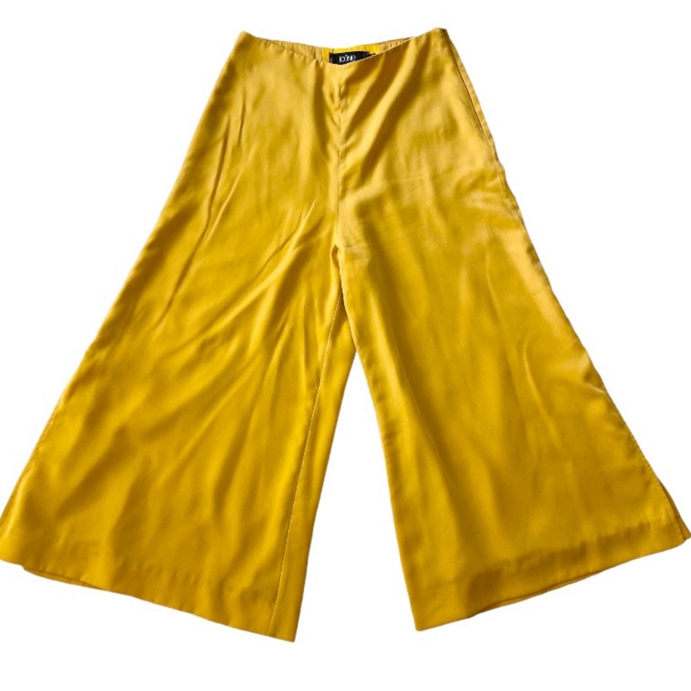 Icone Yellow Wide Leg High-Rise Culotte